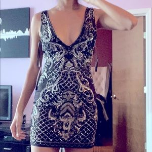 Beaded cocktail dress brand new with tags